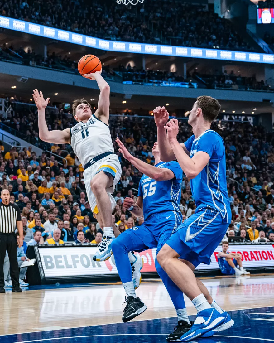No. 10 Marquette Men's Basketball Defeats No. 22 Creighton 72-67 on December 30th, 2023 at Fisrev Forum in Milwaukee, WI