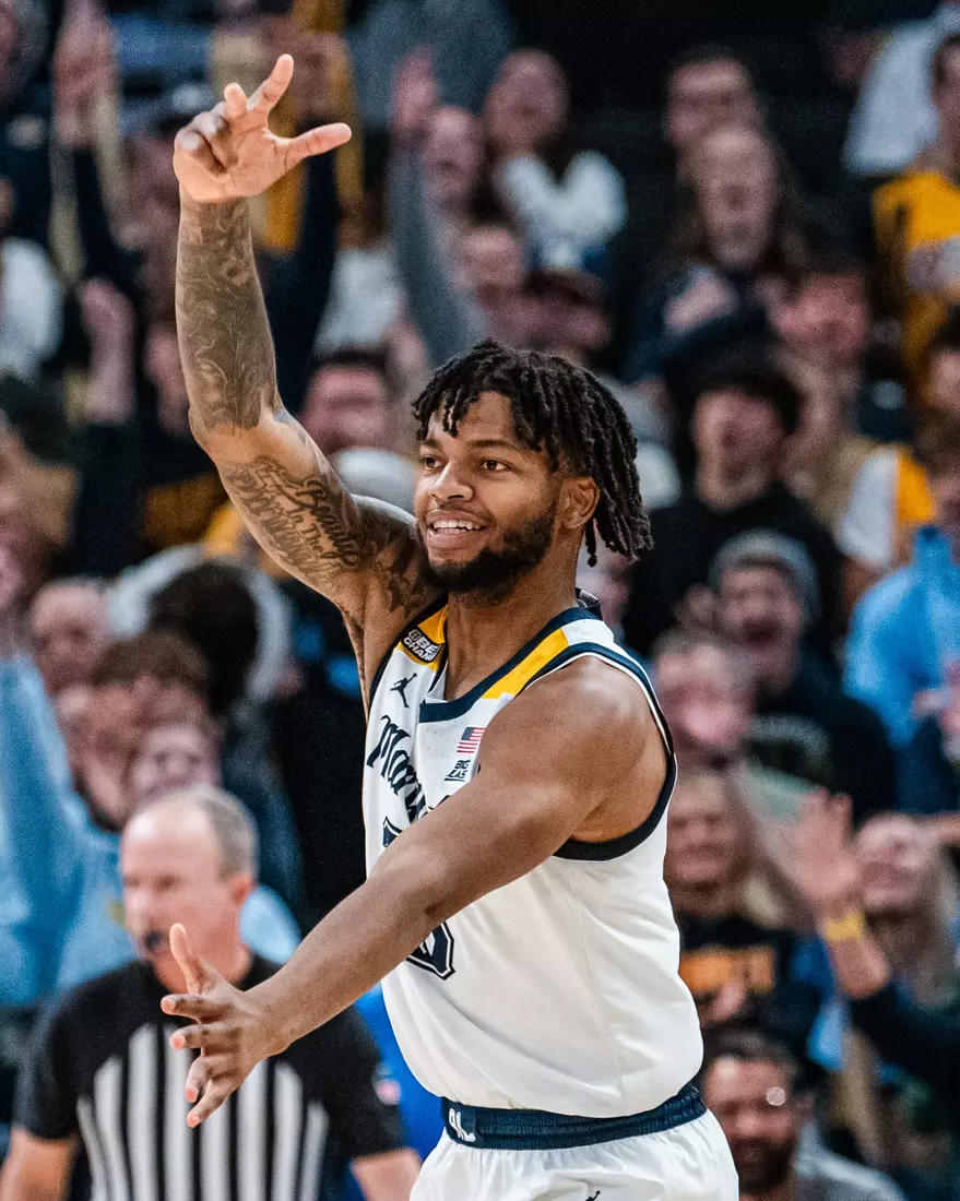 No. 10 Marquette Men's Basketball Defeats No. 22 Creighton 72-67 on December 30th, 2023 at Fisrev Forum in Milwaukee, WI
