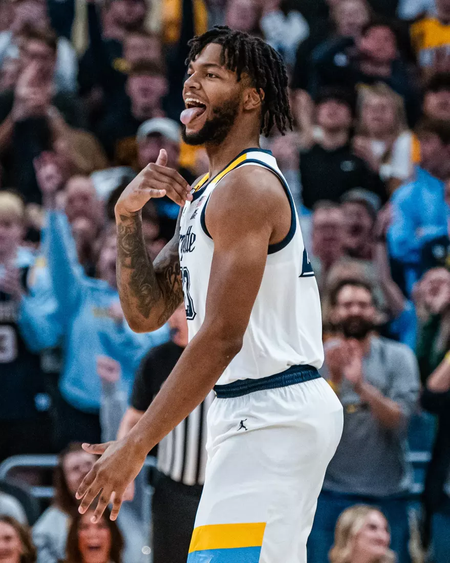 No. 10 Marquette Men's Basketball Defeats No. 22 Creighton 72-67 on December 30th, 2023 at Fisrev Forum in Milwaukee, WI