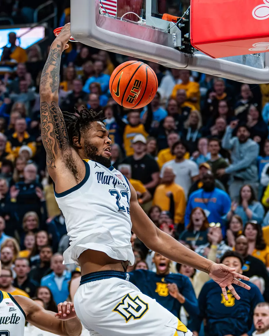 No. 10 Marquette Men's Basketball Defeats No. 22 Creighton 72-67 on December 30th, 2023 at Fisrev Forum in Milwaukee, WI