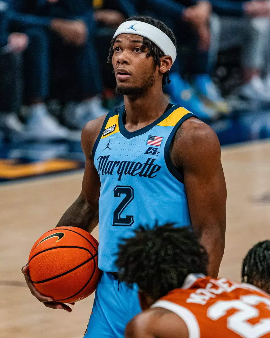 #8 Marquette Basketball defeats University of Texas 86-65 at Fiserv Forum on Wednesday December 6, 2023 in Milwaukee, WI.