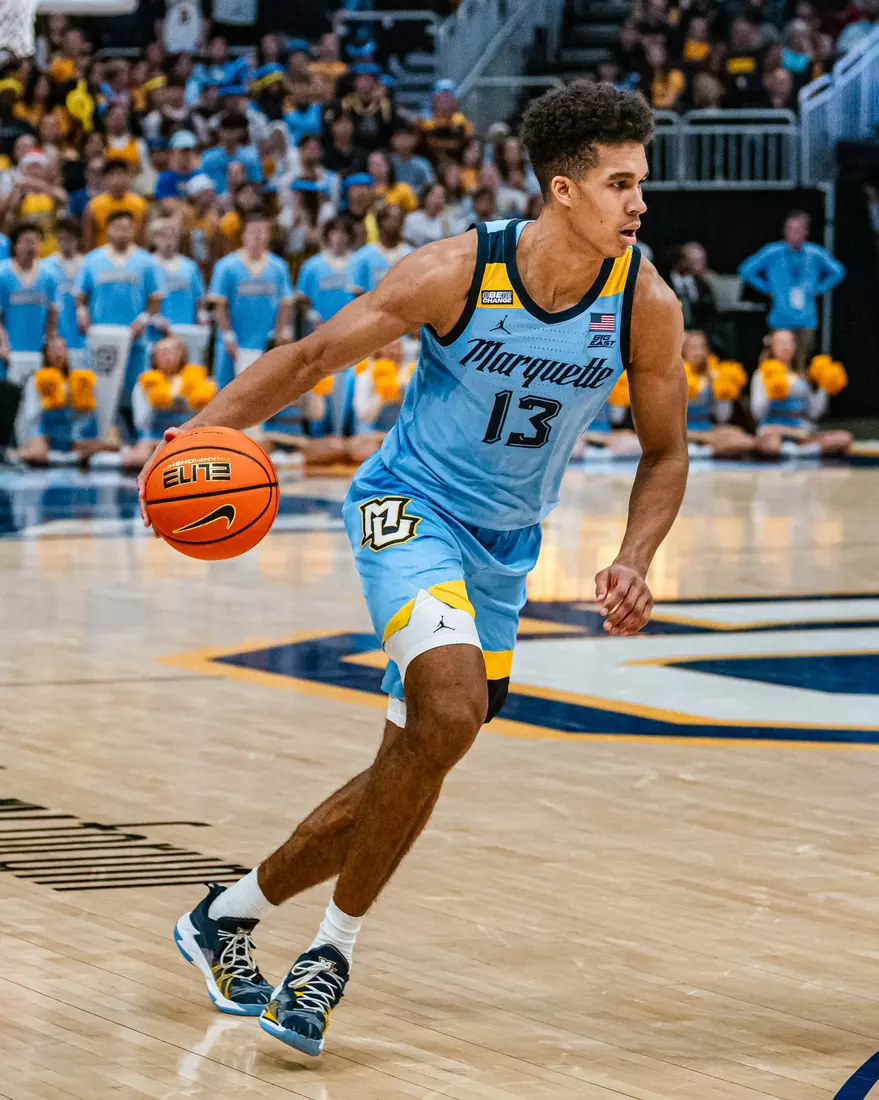 #8 Marquette Basketball defeats University of Texas 86-65 at Fiserv Forum on Wednesday December 6, 2023 in Milwaukee, WI.