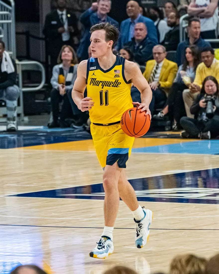 #8 Marquette Basketball defeats Notre Dame 78-59 at Fiserv Forum on Saturday December 9, 2023 in Milwaukee, WI.