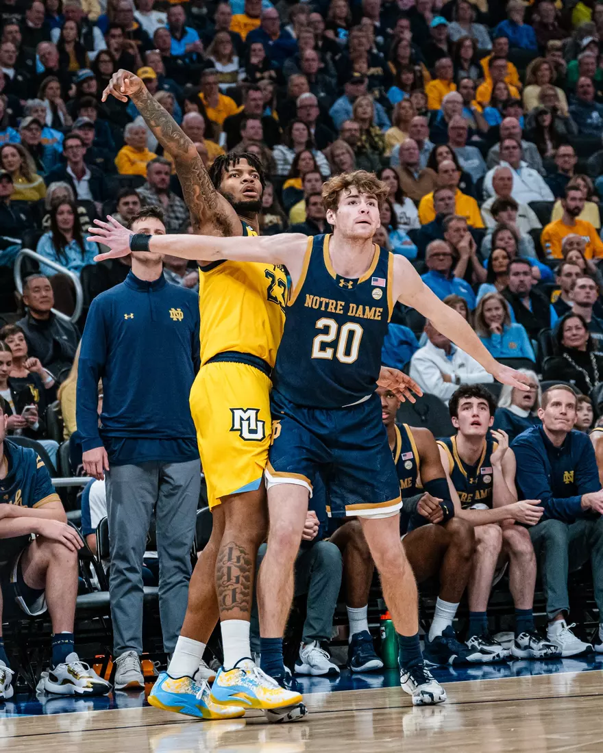 #8 Marquette Basketball defeats Notre Dame 78-59 at Fiserv Forum on Saturday December 9, 2023 in Milwaukee, WI.