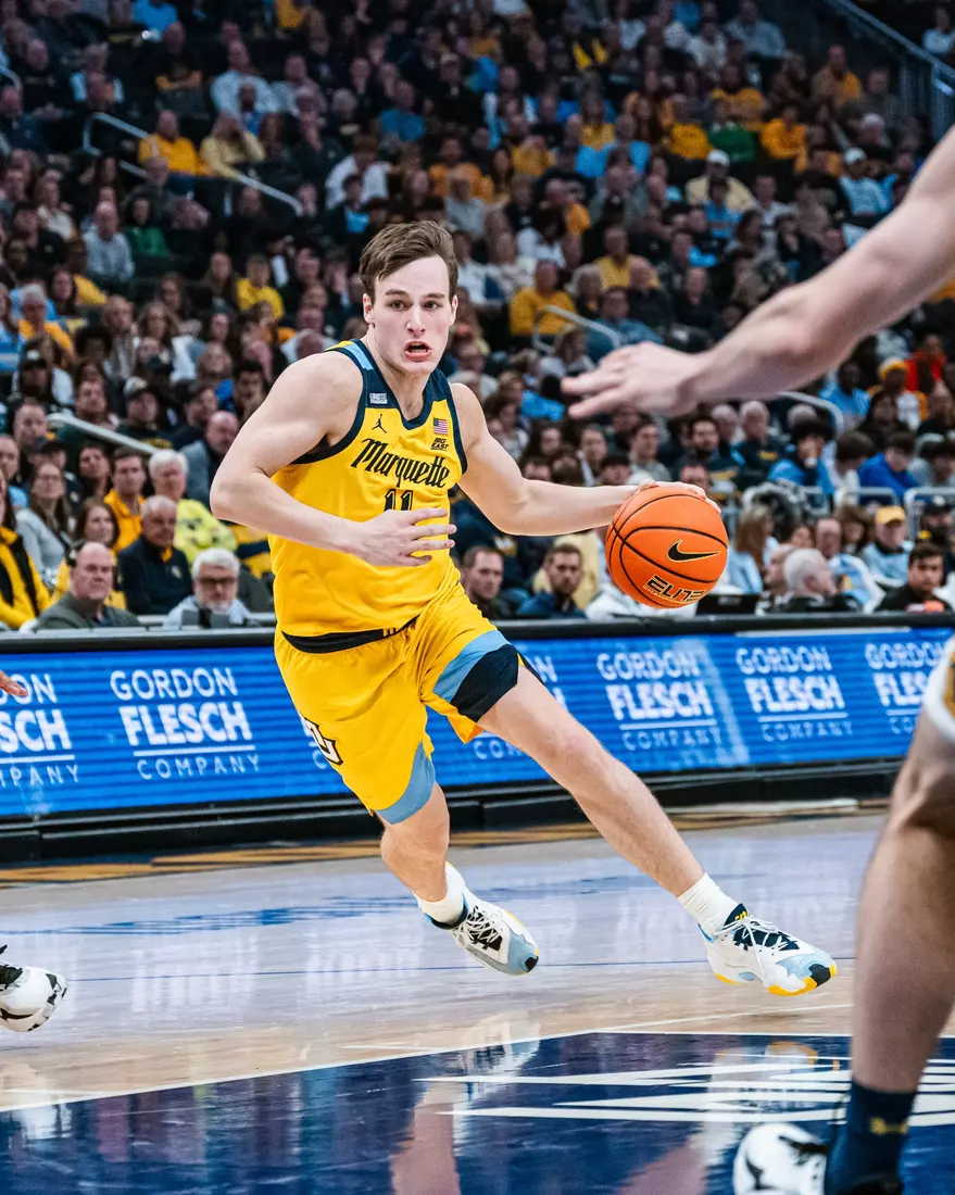 #8 Marquette Basketball defeats Notre Dame 78-59 at Fiserv Forum on Saturday December 9, 2023 in Milwaukee, WI.