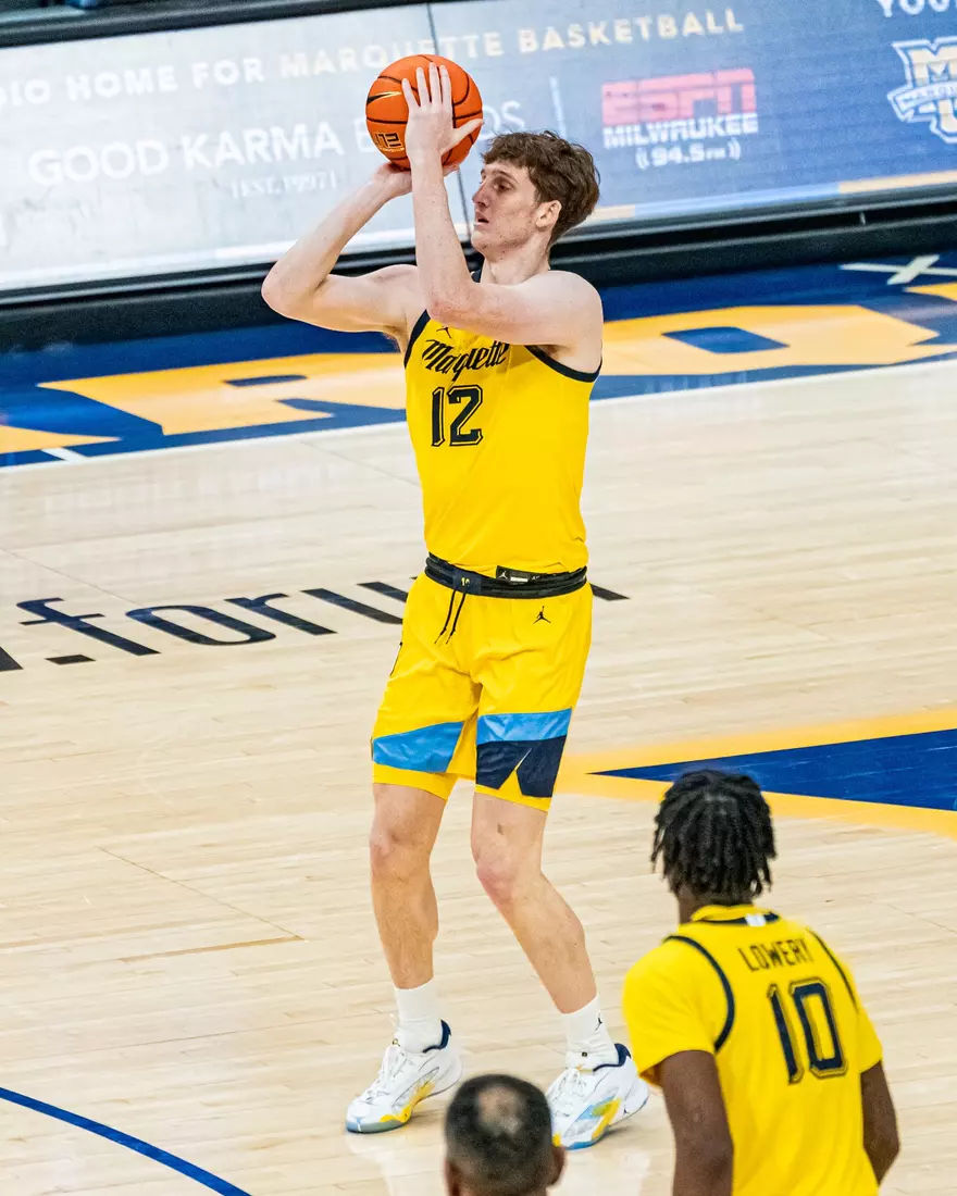 #8 Marquette Basketball defeats Notre Dame 78-59 at Fiserv Forum on Saturday December 9, 2023 in Milwaukee, WI.
