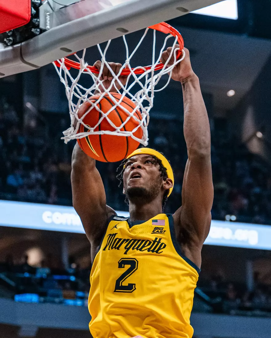 #8 Marquette Basketball defeats Notre Dame 78-59 at Fiserv Forum on Saturday December 9, 2023 in Milwaukee, WI.