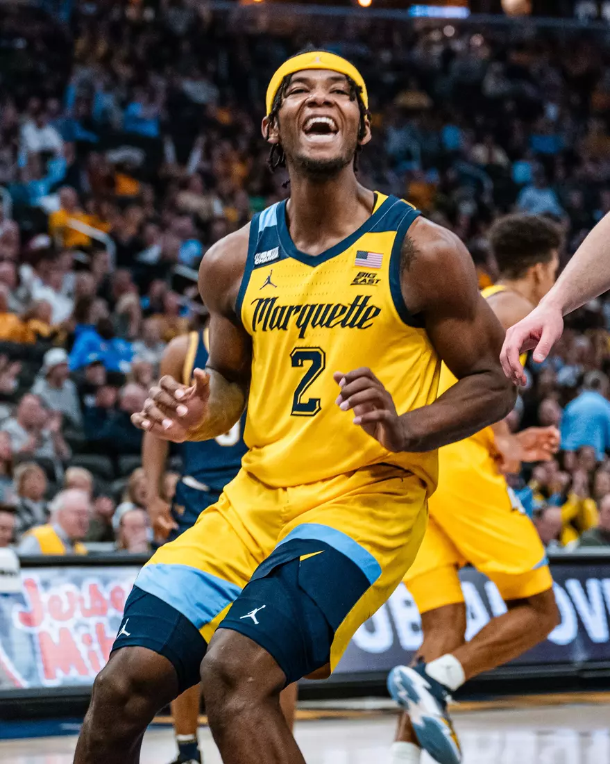 #8 Marquette Basketball defeats Notre Dame 78-59 at Fiserv Forum on Saturday December 9, 2023 in Milwaukee, WI.