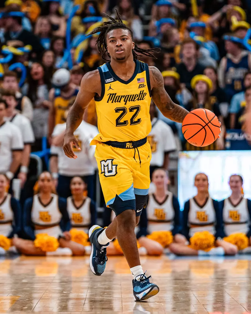 #8 Marquette Basketball defeats Notre Dame 78-59 at Fiserv Forum on Saturday December 9, 2023 in Milwaukee, WI.