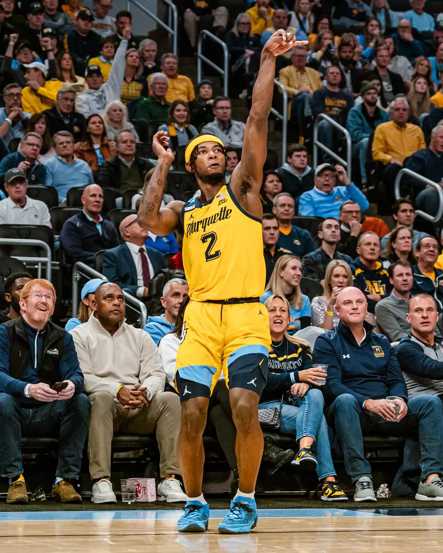 #8 Marquette Basketball defeats Notre Dame 78-59 at Fiserv Forum on Saturday December 9, 2023 in Milwaukee, WI.