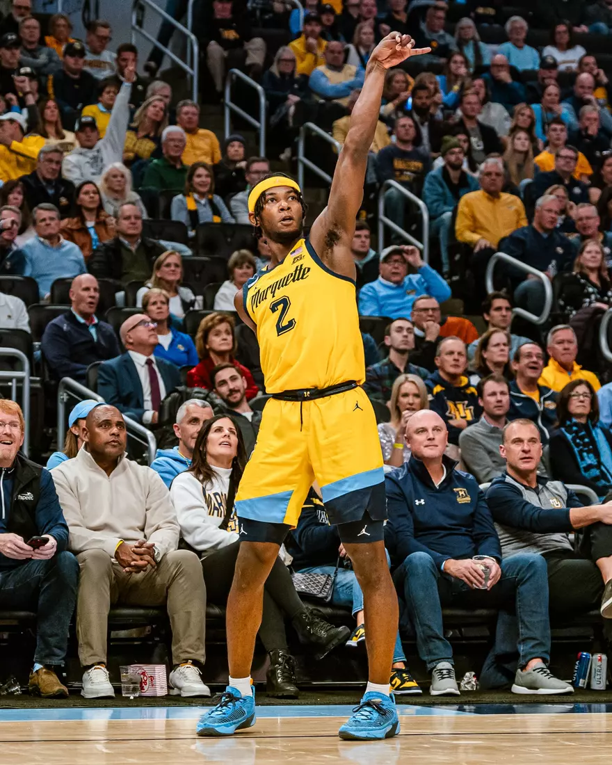 #8 Marquette Basketball defeats Notre Dame 78-59 at Fiserv Forum on Saturday December 9, 2023 in Milwaukee, WI.