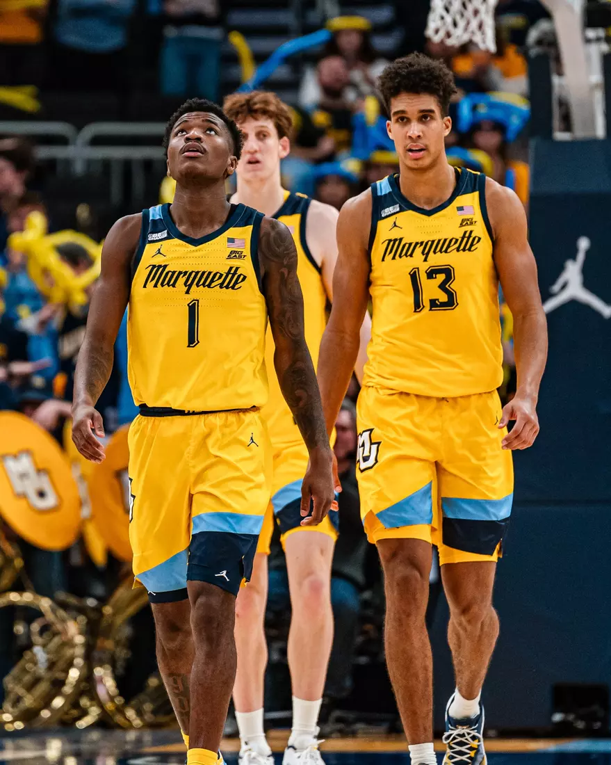 #8 Marquette Basketball defeats Notre Dame 78-59 at Fiserv Forum on Saturday December 9, 2023 in Milwaukee, WI.