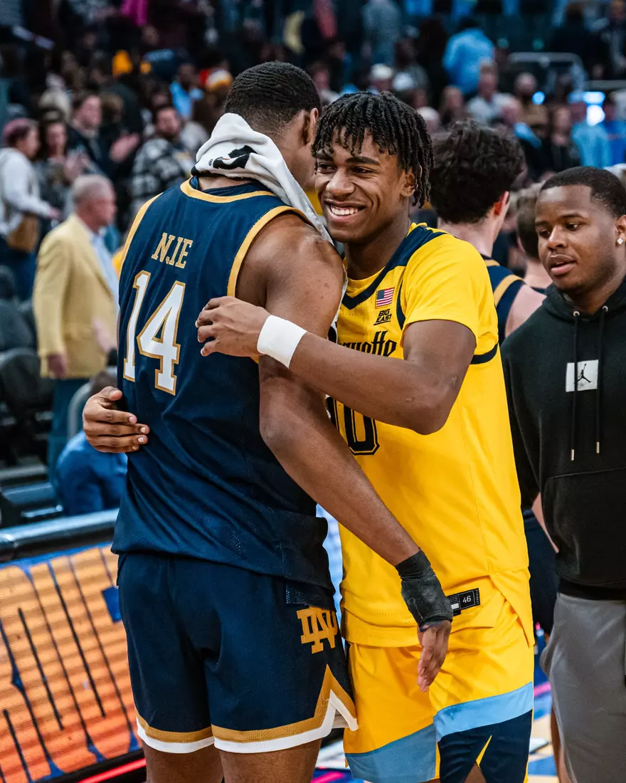#8 Marquette Basketball defeats Notre Dame 78-59 at Fiserv Forum on Saturday December 9, 2023 in Milwaukee, WI.