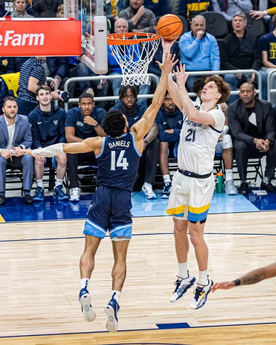 Marquette Men's Basketball defeats Villanova Wildcats 73-64 at Fiserv Forum in Milwaukee, WI on February 1, 2023.
