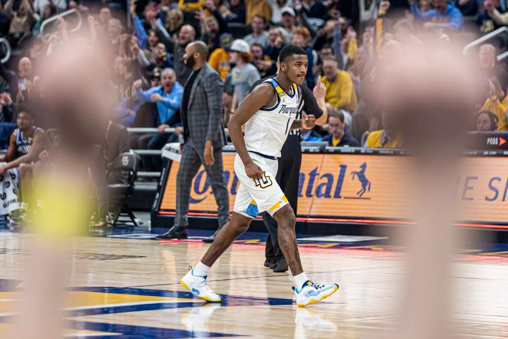 Marquette Men's Basketball defeats Villanova Wildcats 73-64 at Fiserv Forum in Milwaukee, WI on February 1, 2023.
