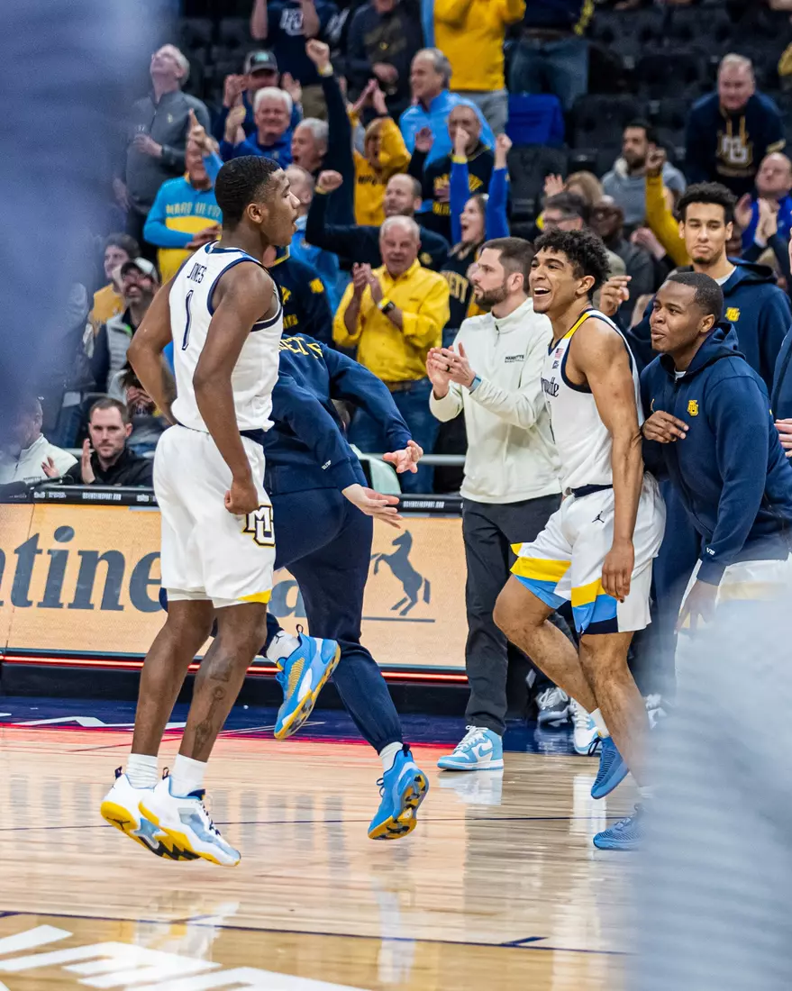 Marquette Men's Basketball defeats Villanova Wildcats 73-64 at Fiserv Forum in Milwaukee, WI on February 1, 2023.