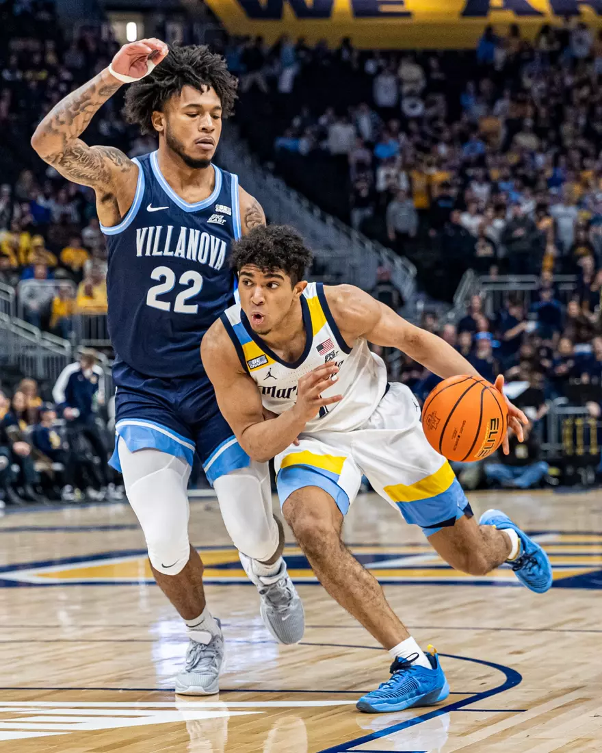 Marquette Men's Basketball defeats Villanova Wildcats 73-64 at Fiserv Forum in Milwaukee, WI on February 1, 2023.