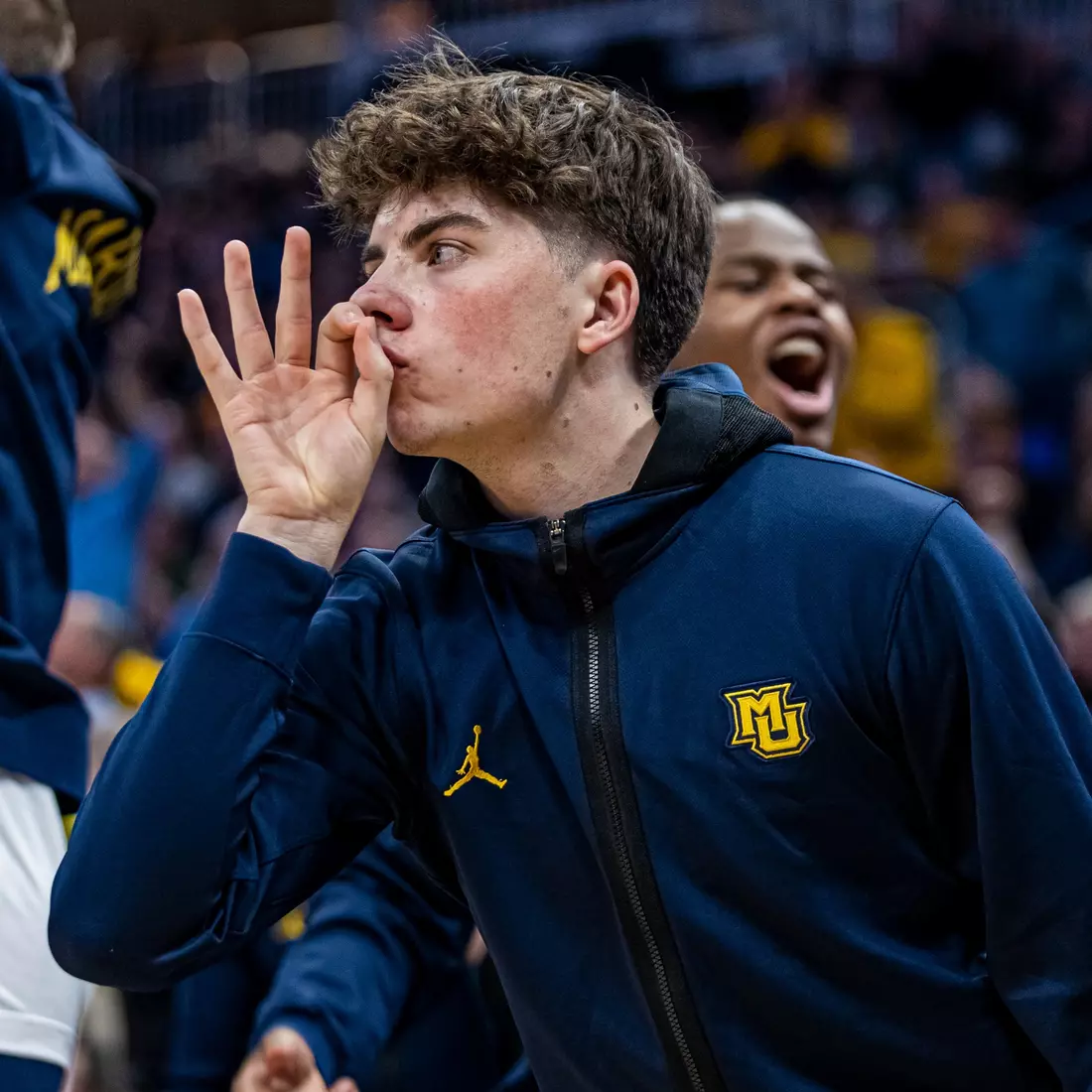 Marquette Men's Basketball defeats Villanova Wildcats 73-64 at Fiserv Forum in Milwaukee, WI on February 1, 2023.