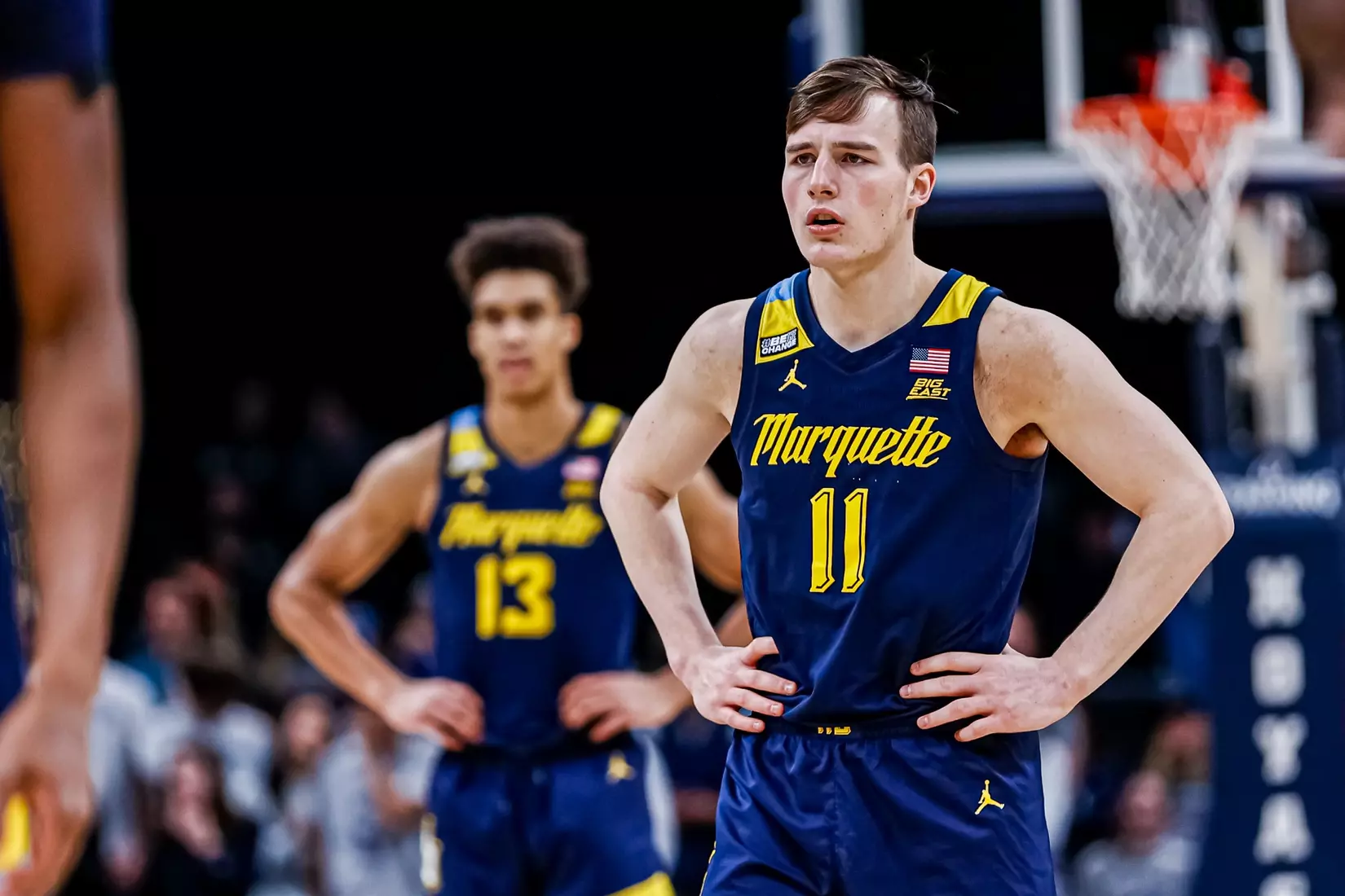 #10 Marquette Men's Basketball defeats Georgetown in Washington D.C. on Saturday February 11, 2023.