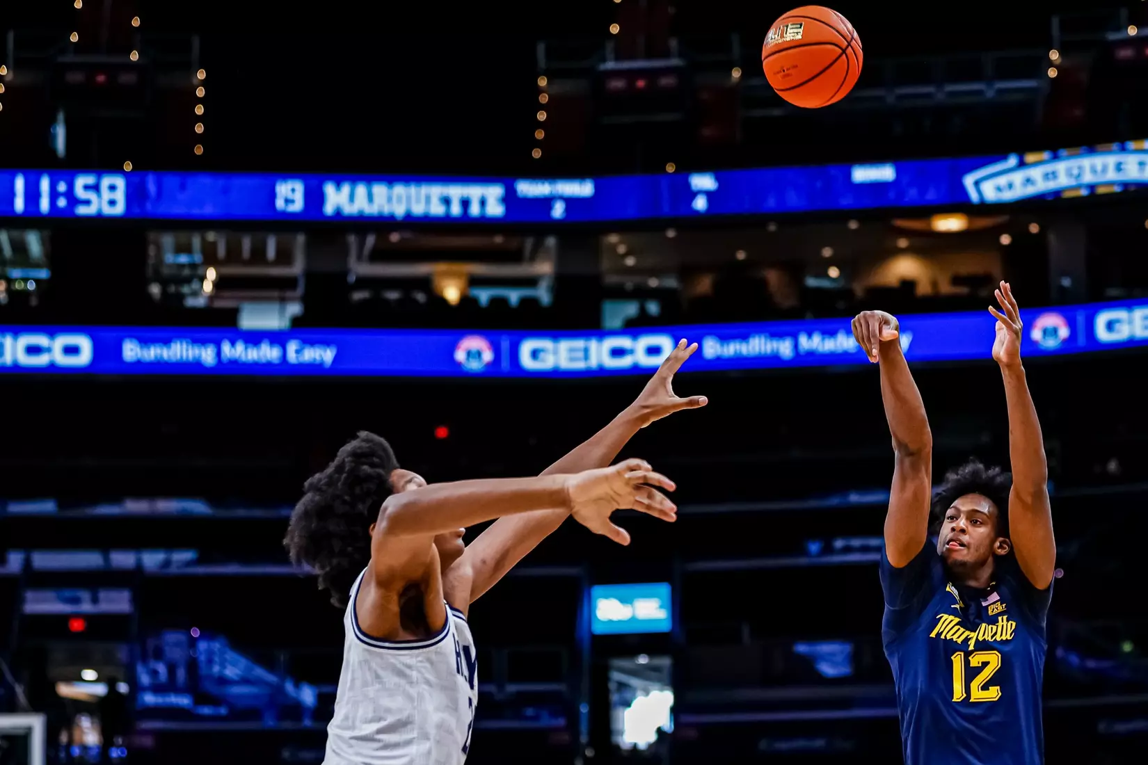 #10 Marquette Men's Basketball defeats Georgetown in Washington D.C. on Saturday February 11, 2023.