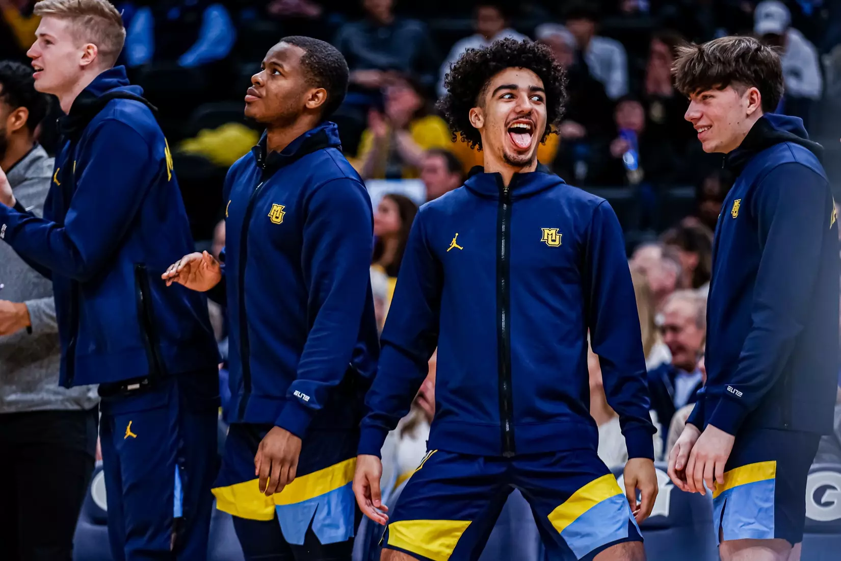 #10 Marquette Men's Basketball defeats Georgetown in Washington D.C. on Saturday February 11, 2023.