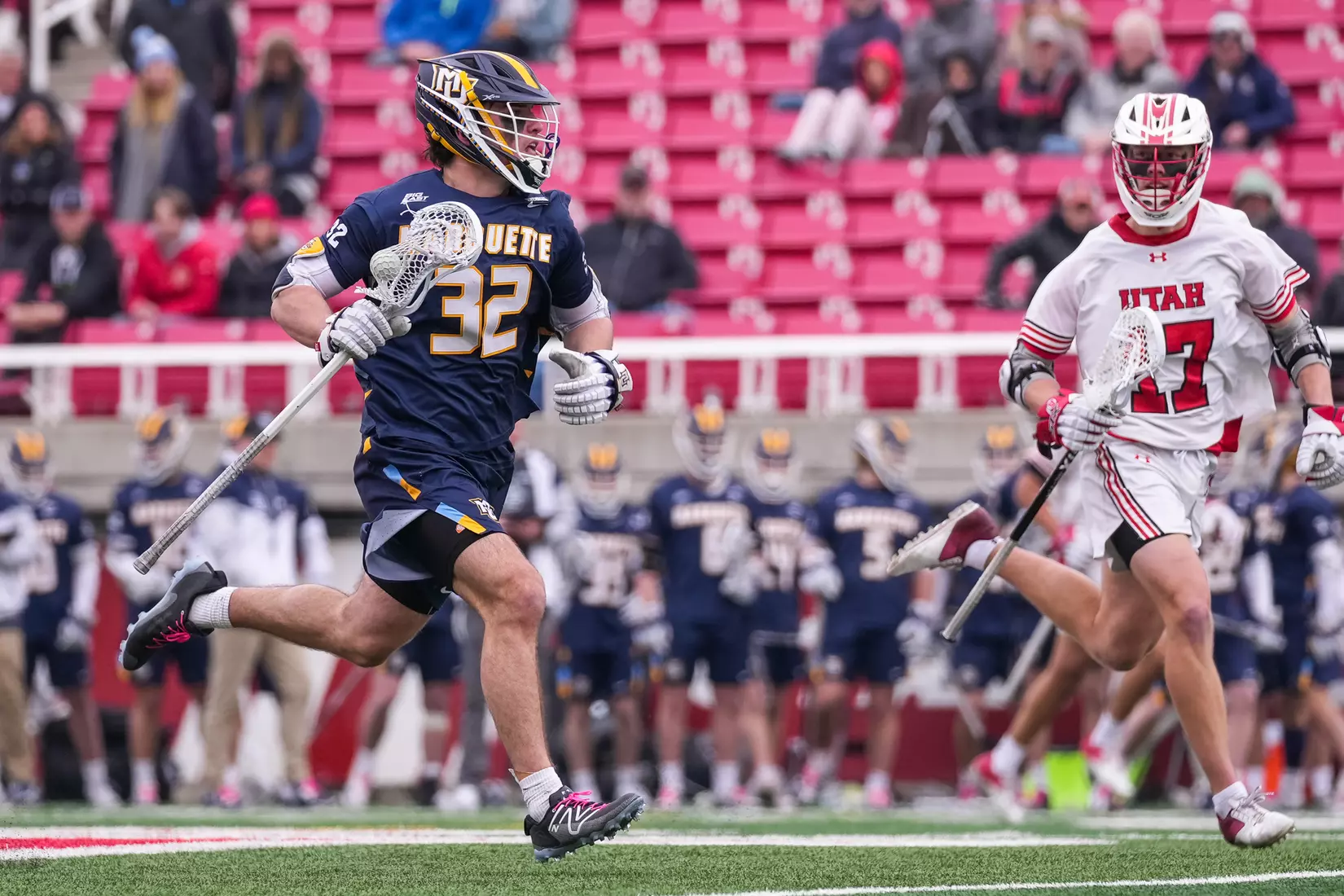 Marquette Golden Eagles vs University of Utah in Salt Lake City, UT on Saturday, February 11, 2023.
Eli Rehmer