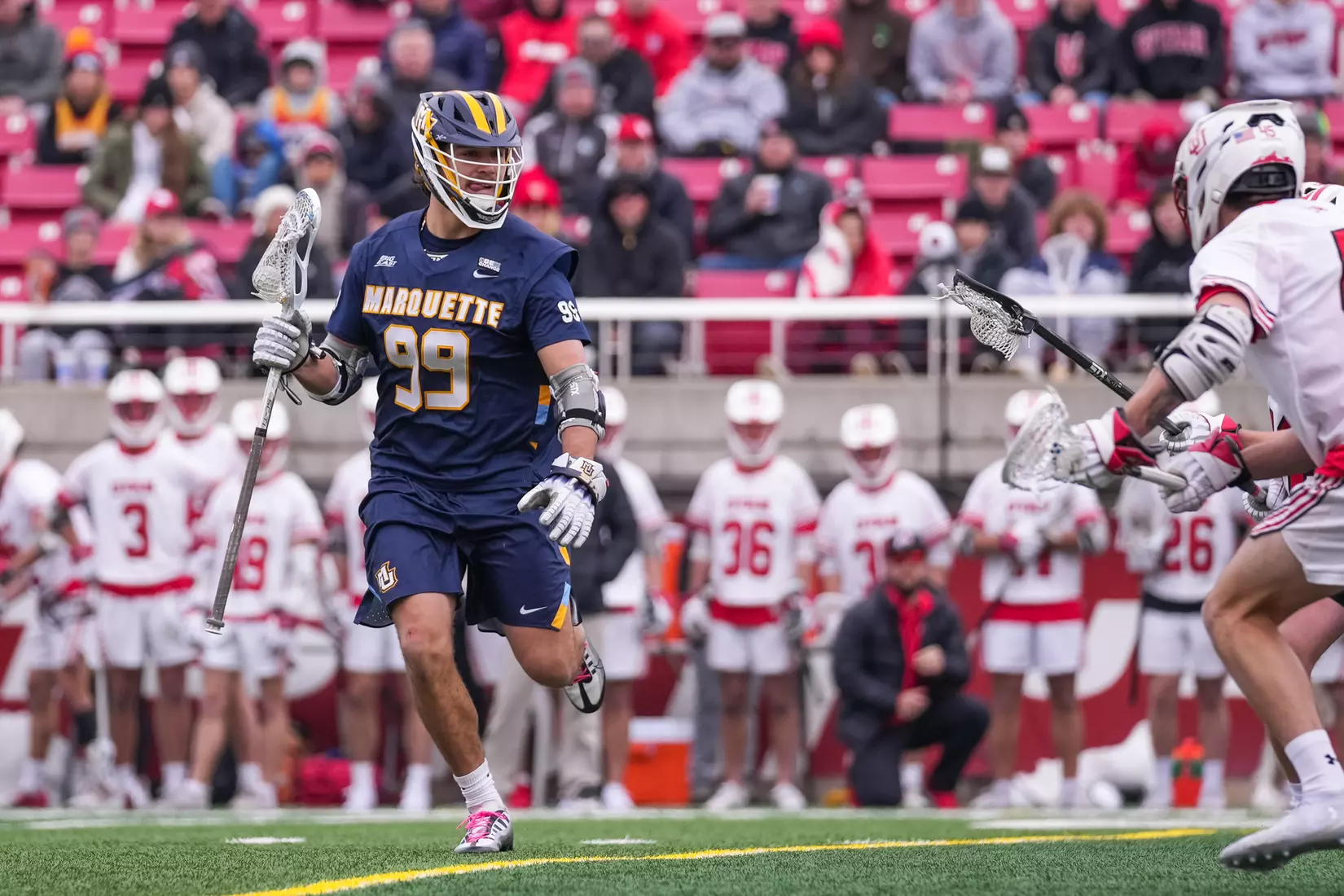 Marquette Golden Eagles vs University of Utah in Salt Lake City, UT on Saturday, February 11, 2023.
Eli Rehmer