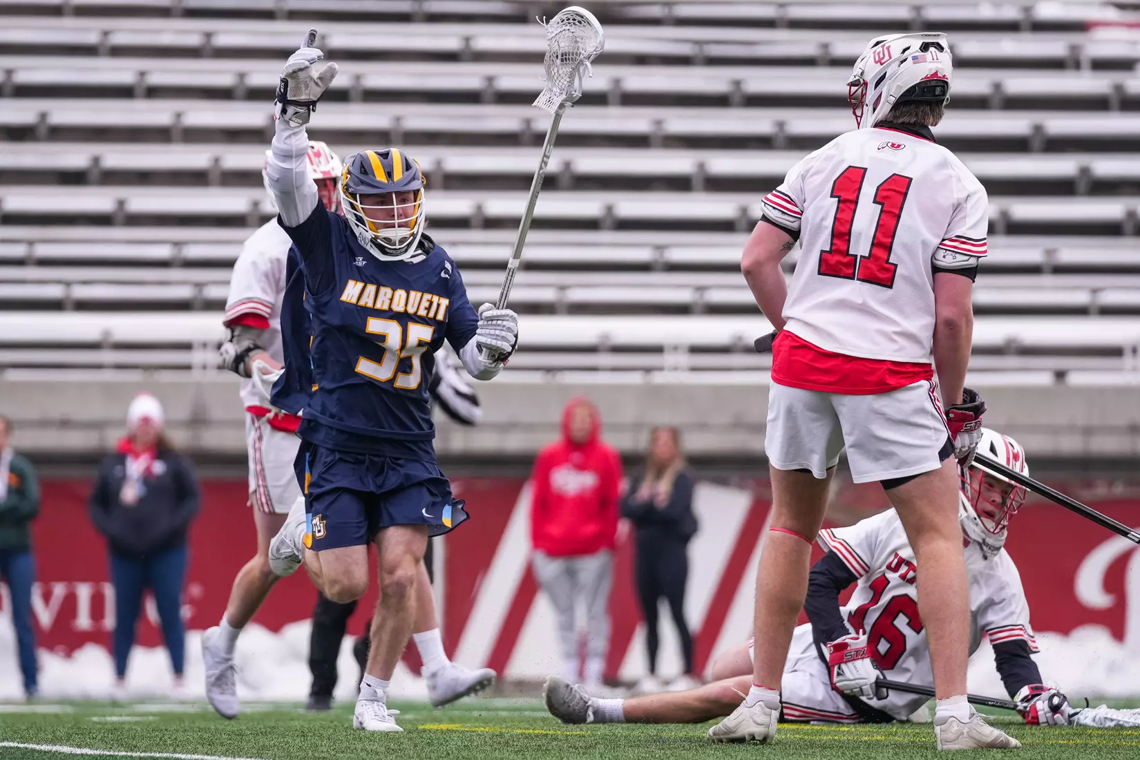 Marquette Golden Eagles vs University of Utah in Salt Lake City, UT on Saturday, February 11, 2023.
Eli Rehmer