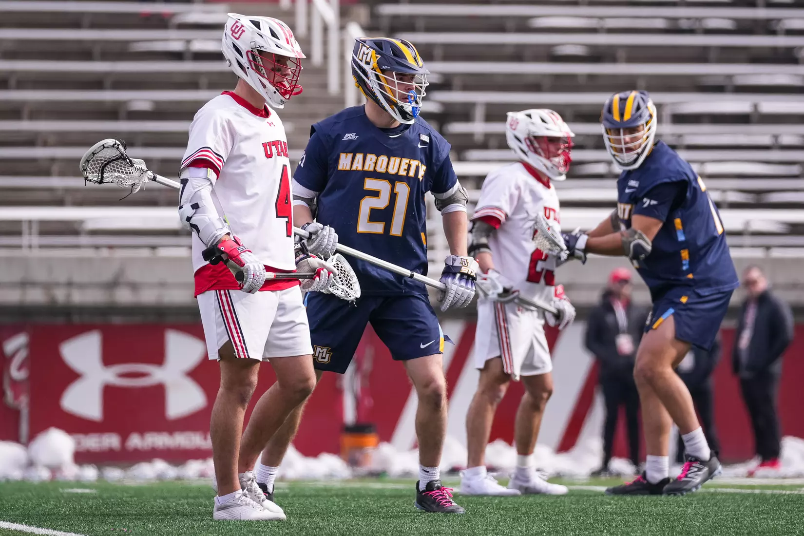 Marquette Golden Eagles vs University of Utah in Salt Lake City, UT on Saturday, February 11, 2023.
Eli Rehmer