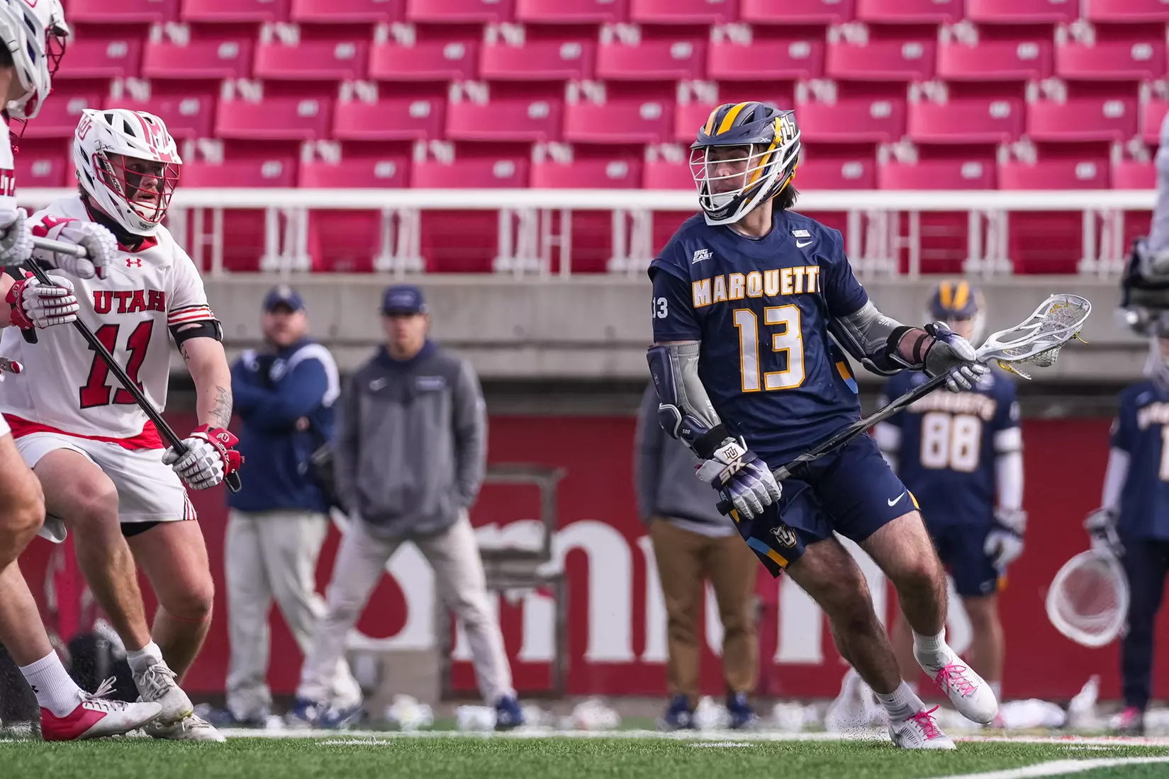 Marquette Golden Eagles vs University of Utah in Salt Lake City, UT on Saturday, February 11, 2023.
Eli Rehmer
