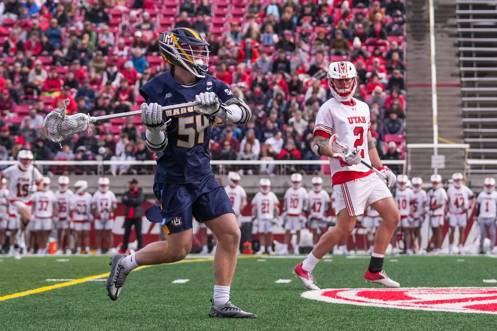 Marquette Golden Eagles vs University of Utah in Salt Lake City, UT on Saturday, February 11, 2023.
Eli Rehmer