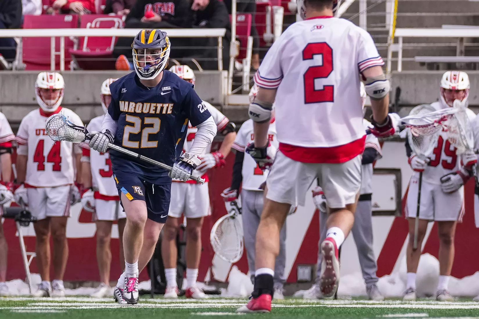 Marquette Golden Eagles vs University of Utah in Salt Lake City, UT on Saturday, February 11, 2023.
Eli Rehmer