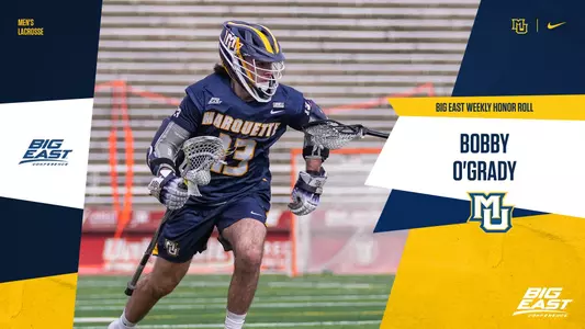 Bobby O'Grady BIG EAST Weekly Honor Roll