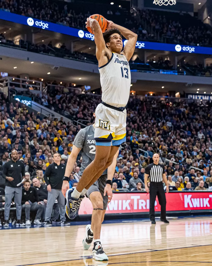#11 Marquette Basketball tops #16 Xavier 69-68 at Fiserv Forum in Milwaukee, WI to clinch a one game lead for the Big East title on Wednesday February 15, 2023.