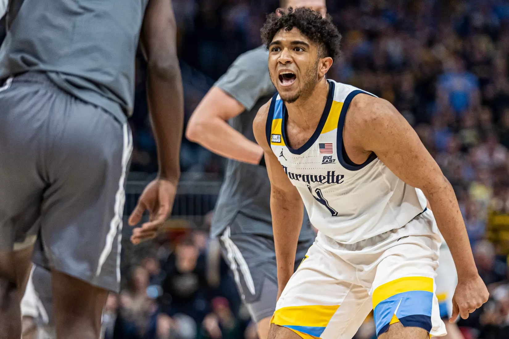 #11 Marquette Basketball tops #16 Xavier 69-68 at Fiserv Forum in Milwaukee, WI to clinch a one game lead for the Big East title on Wednesday February 15, 2023.