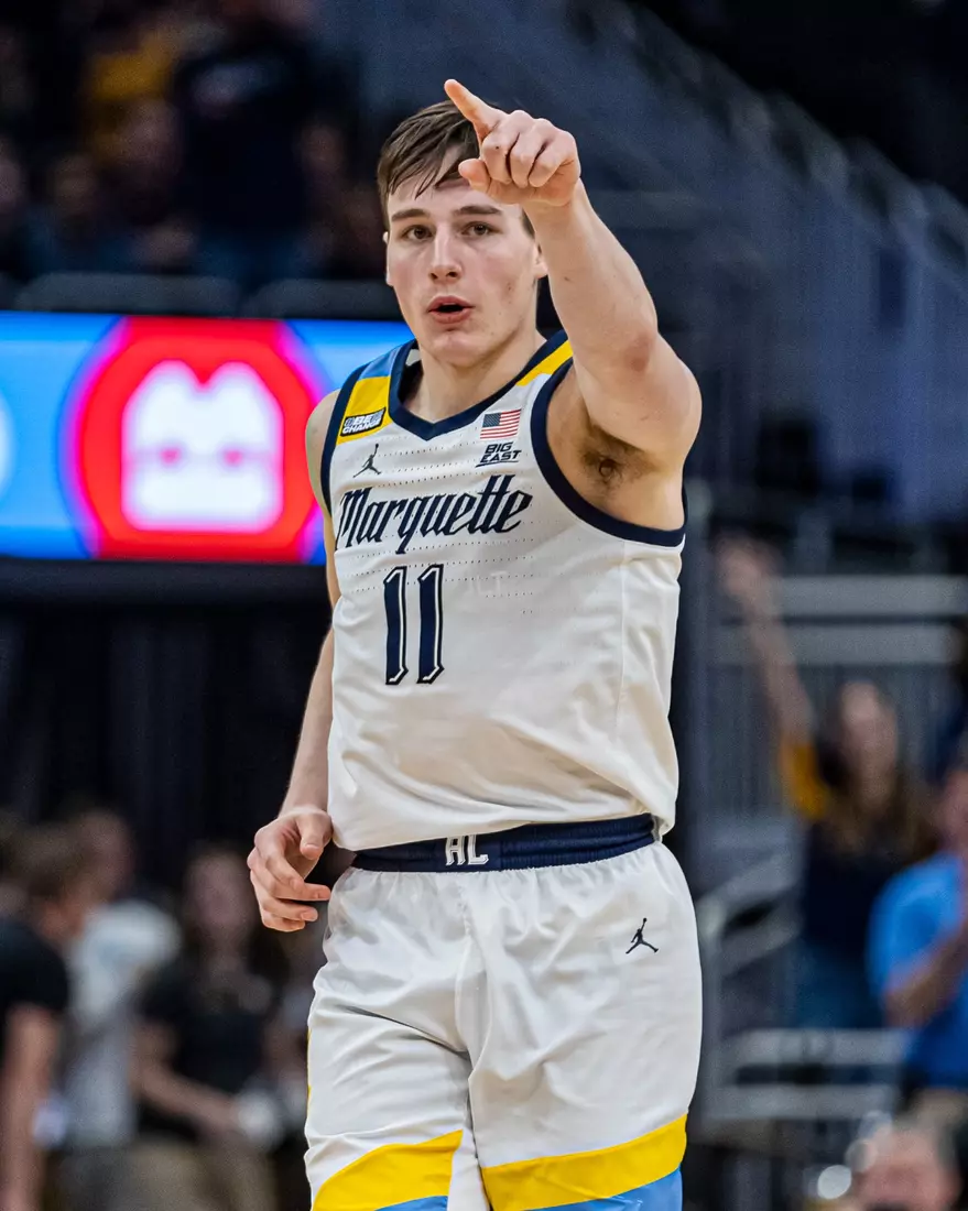 #11 Marquette Basketball tops #16 Xavier 69-68 at Fiserv Forum in Milwaukee, WI to clinch a one game lead for the Big East title on Wednesday February 15, 2023.