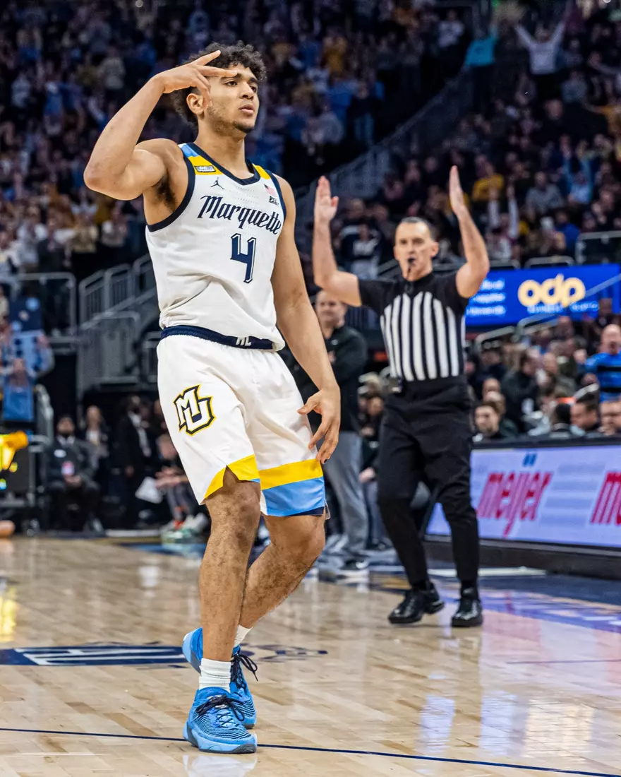 #11 Marquette Basketball tops #16 Xavier 69-68 at Fiserv Forum in Milwaukee, WI to clinch a one game lead for the Big East title on Wednesday February 15, 2023.