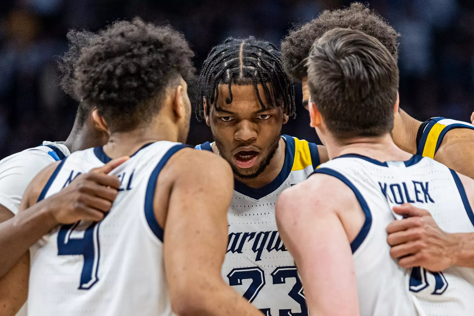 #11 Marquette Basketball tops #16 Xavier 69-68 at Fiserv Forum in Milwaukee, WI to clinch a one game lead for the Big East title on Wednesday February 15, 2023.
