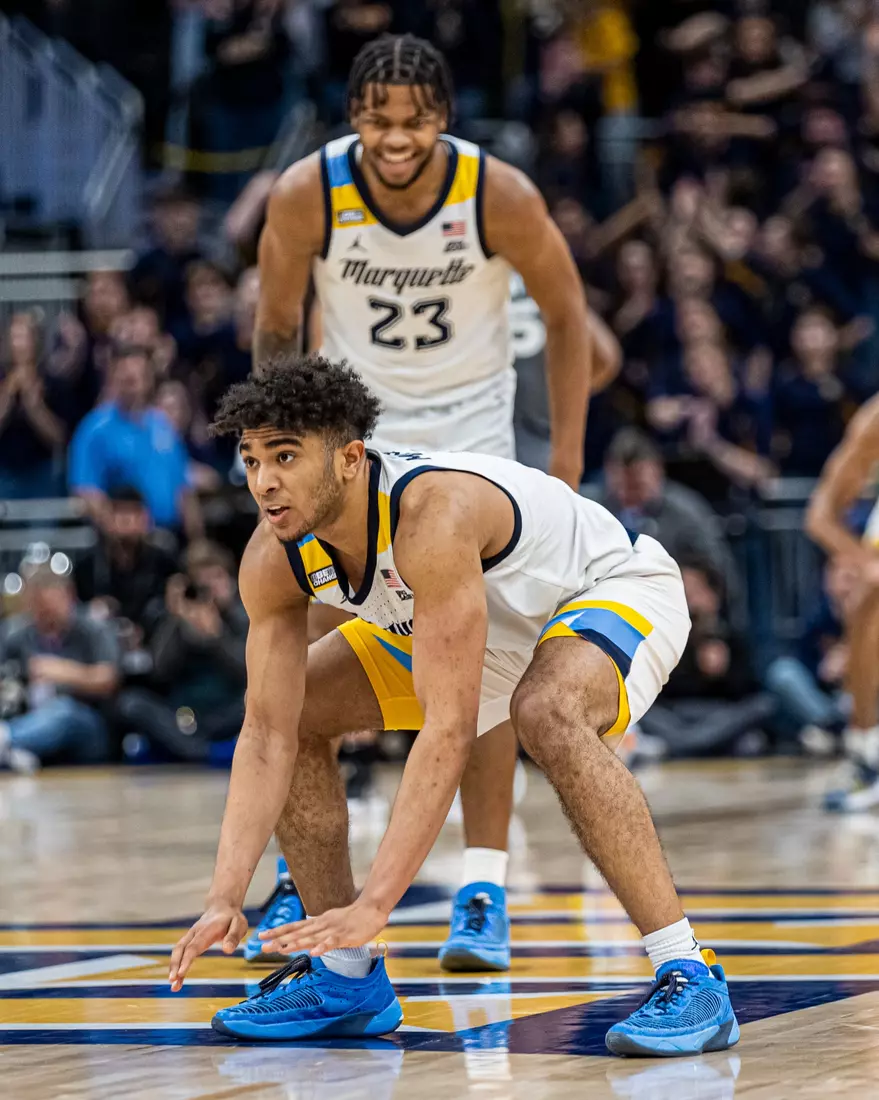 #11 Marquette Basketball tops #16 Xavier 69-68 at Fiserv Forum in Milwaukee, WI to clinch a one game lead for the Big East title on Wednesday February 15, 2023.