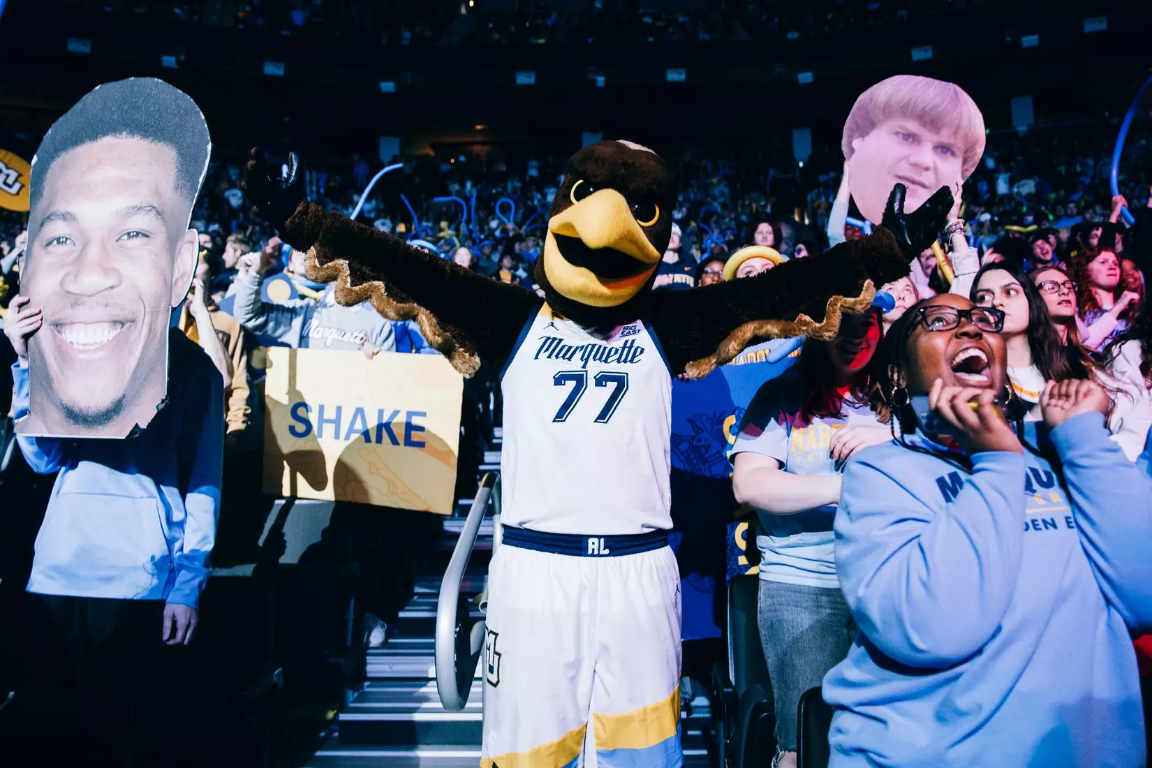 #11 Marquette Basketball tops #16 Xavier 69-68 at Fiserv Forum in Milwaukee, WI to clinch a one game lead for the Big East title on Wednesday February 15, 2023.