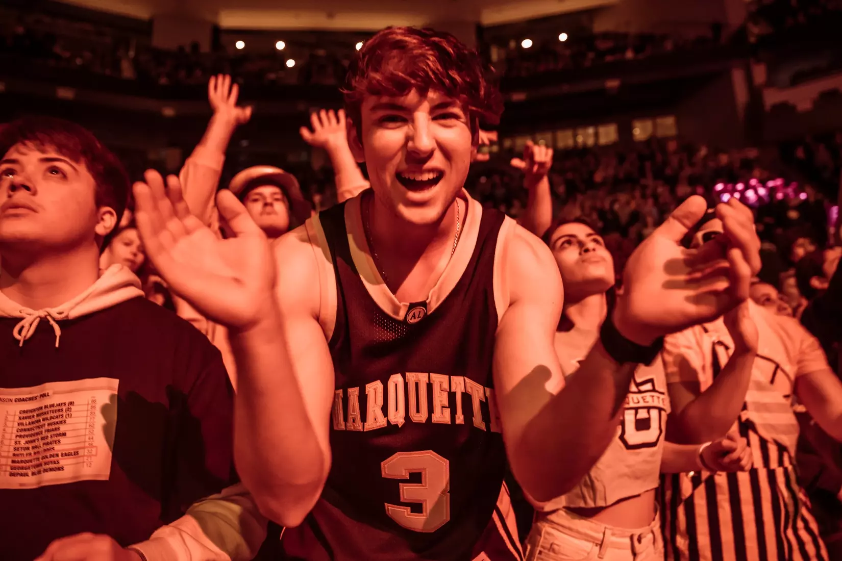 #11 Marquette Basketball tops #16 Xavier 69-68 at Fiserv Forum in Milwaukee, WI to clinch a one game lead for the Big East title on Wednesday February 15, 2023.