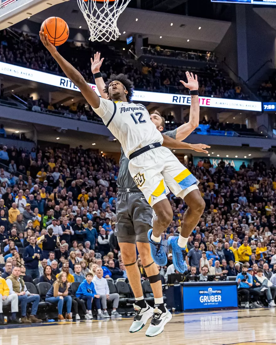 #11 Marquette Basketball tops #16 Xavier 69-68 at Fiserv Forum in Milwaukee, WI to clinch a one game lead for the Big East title on Wednesday February 15, 2023.