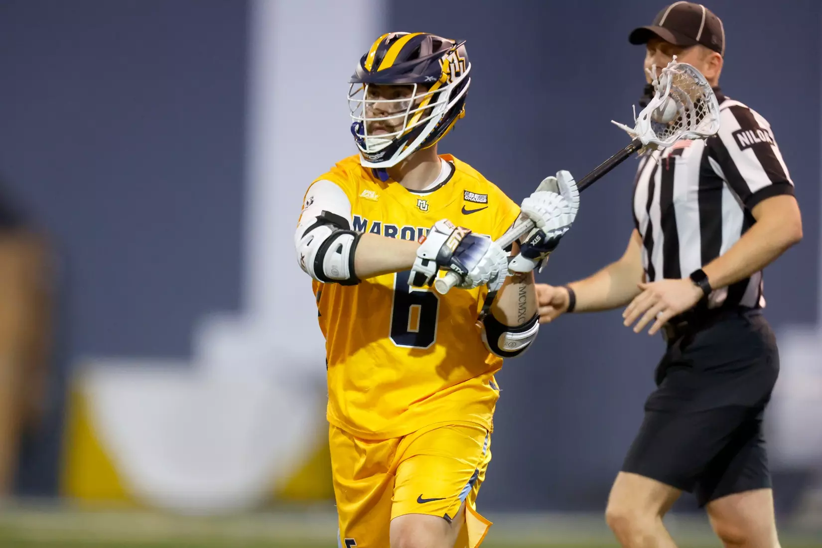 Notre Dame IN - February 15, 2023: Marquette Men’s Lacrosse vs Notre Dame
Photo by Marcus SnowdenSOUTH BEND, IN - February 15, 2023: Marquette Men’s Lacrosse vs Notre Dame Celebration
Photo by Marcus Snowden