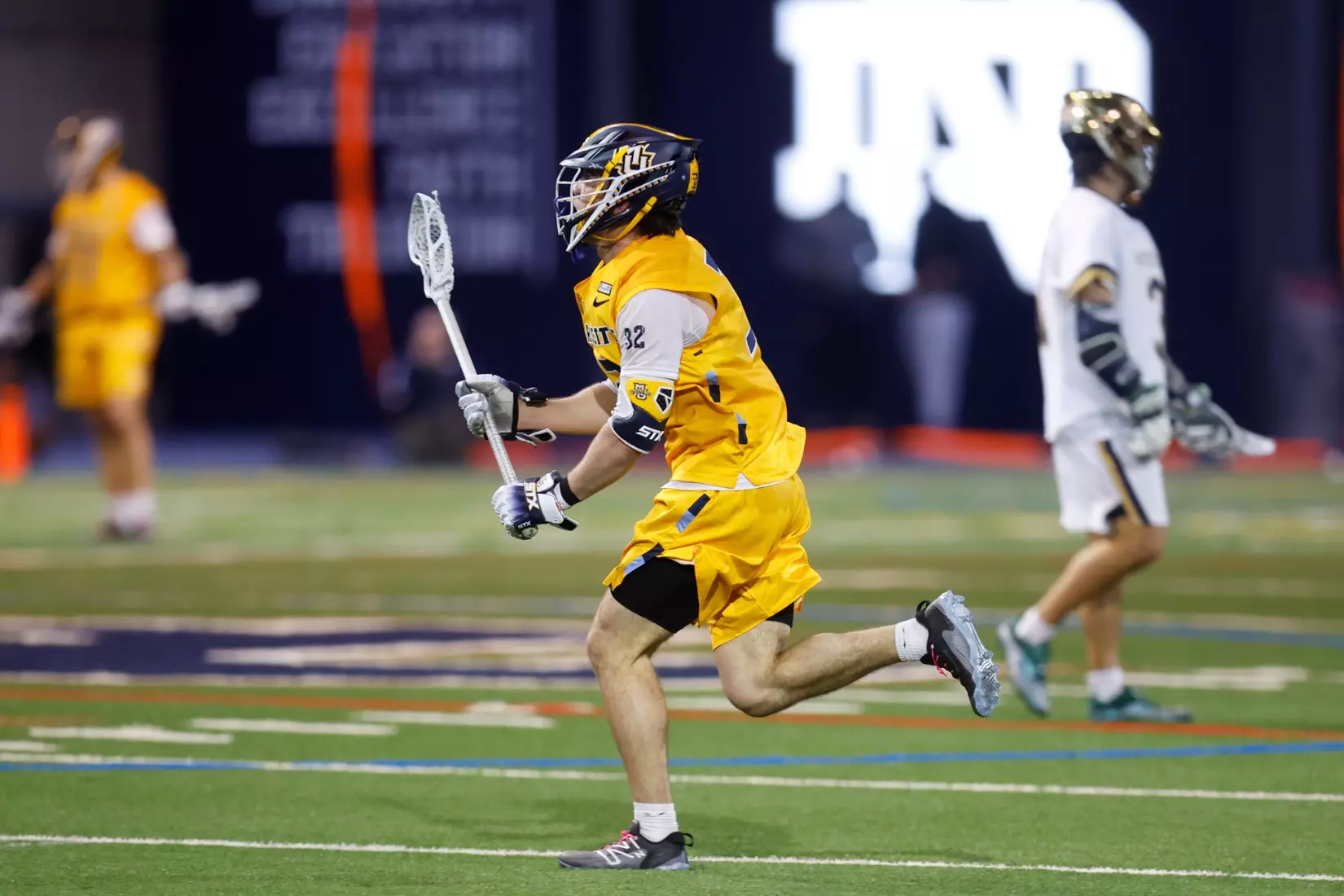 Notre Dame IN - February 15, 2023: Marquette Men’s Lacrosse vs Notre Dame
Photo by Marcus SnowdenSOUTH BEND, IN - February 15, 2023: Marquette Men’s Lacrosse vs Notre Dame Celebration
Photo by Marcus Snowden