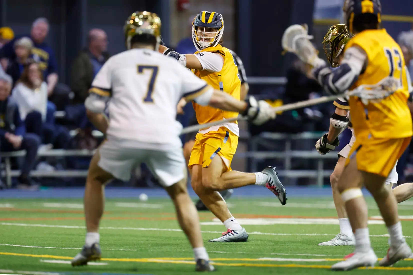 Notre Dame IN - February 15, 2023: Marquette Men’s Lacrosse vs Notre Dame
Photo by Marcus SnowdenSOUTH BEND, IN - February 15, 2023: Marquette Men’s Lacrosse vs Notre Dame Celebration
Photo by Marcus Snowden