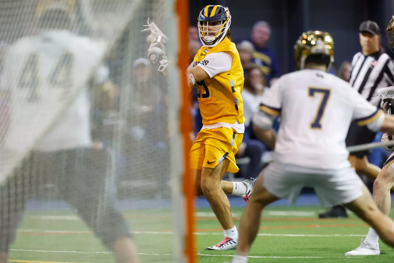 Notre Dame IN - February 15, 2023: Marquette Men’s Lacrosse vs Notre Dame
Photo by Marcus SnowdenSOUTH BEND, IN - February 15, 2023: Marquette Men’s Lacrosse vs Notre Dame Celebration
Photo by Marcus Snowden
