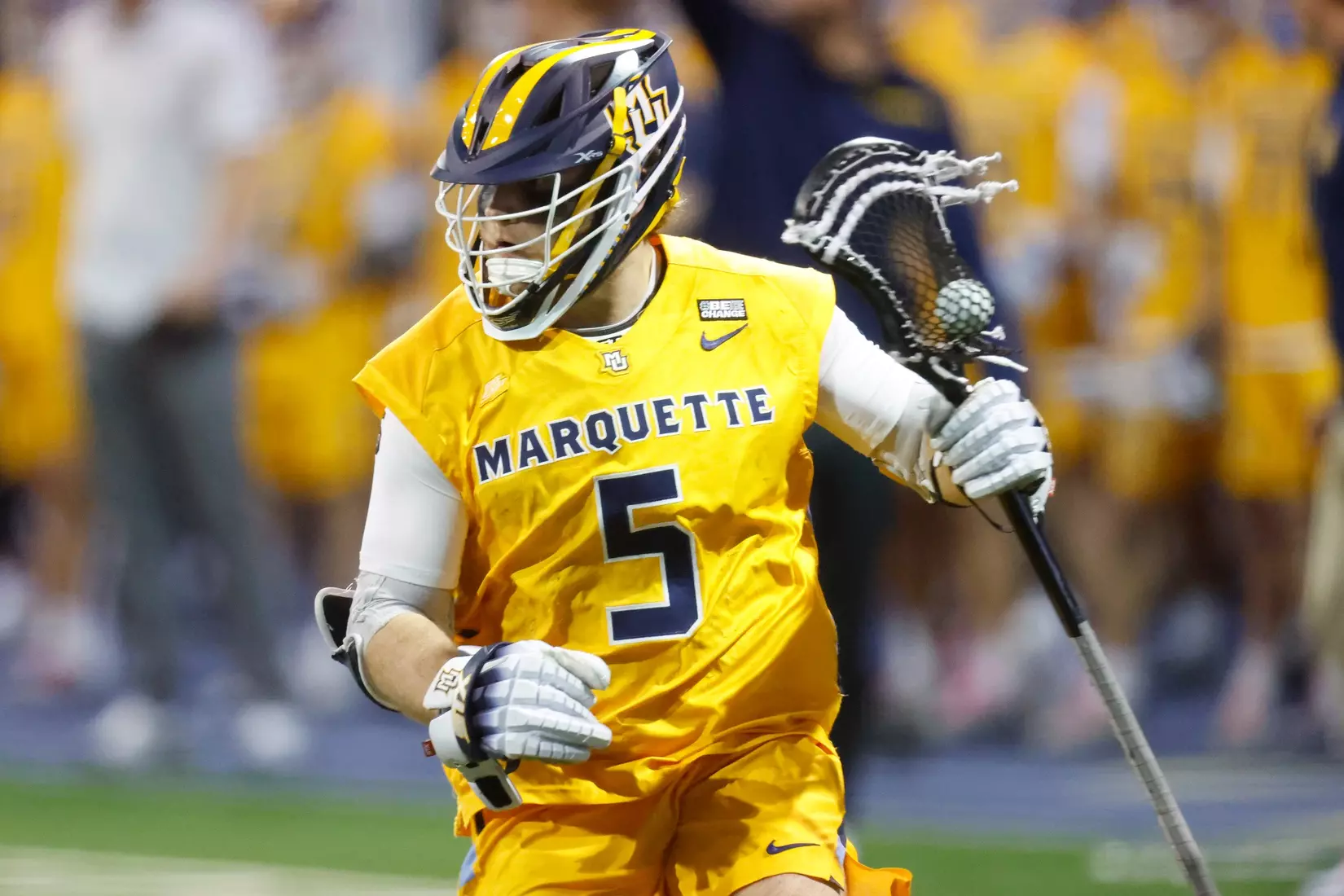 Notre Dame IN - February 15, 2023: Marquette Men’s Lacrosse vs Notre Dame
Photo by Marcus SnowdenSOUTH BEND, IN - February 15, 2023: Marquette Men’s Lacrosse vs Notre Dame Celebration
Photo by Marcus Snowden