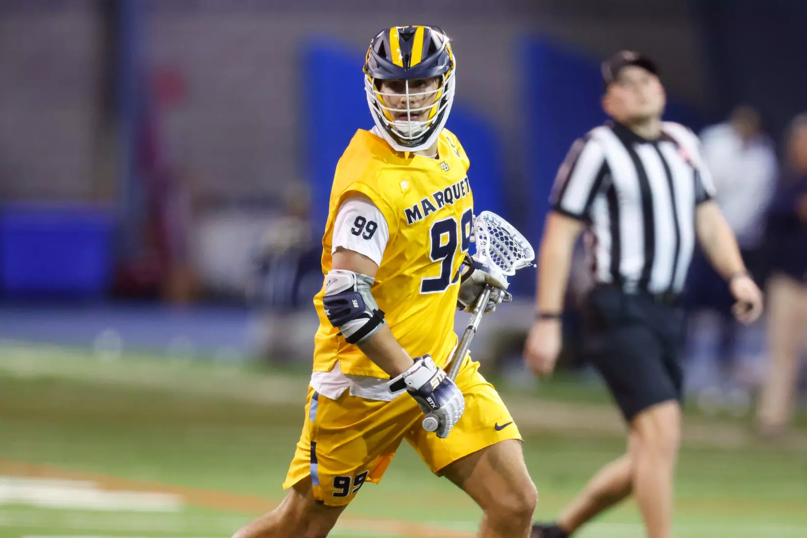 Notre Dame IN - February 15, 2023: Marquette Men’s Lacrosse vs Notre Dame
Photo by Marcus SnowdenSOUTH BEND, IN - February 15, 2023: Marquette Men’s Lacrosse vs Notre Dame Celebration
Photo by Marcus Snowden