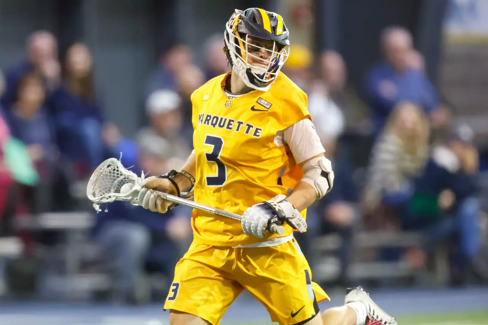 Notre Dame IN - February 15, 2023: Marquette Men’s Lacrosse vs Notre Dame
Photo by Marcus SnowdenSOUTH BEND, IN - February 15, 2023: Marquette Men’s Lacrosse vs Notre Dame Celebration
Photo by Marcus Snowden