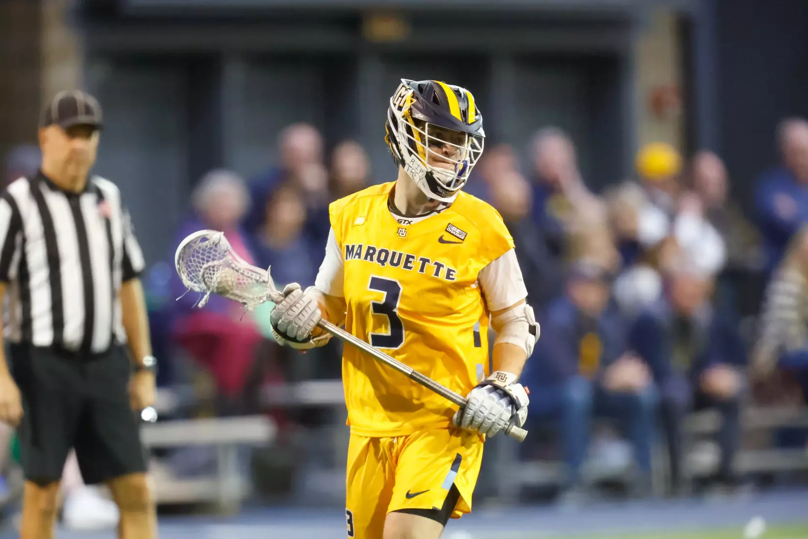 Notre Dame IN - February 15, 2023: Marquette Men’s Lacrosse vs Notre Dame
Photo by Marcus SnowdenSOUTH BEND, IN - February 15, 2023: Marquette Men’s Lacrosse vs Notre Dame Celebration
Photo by Marcus Snowden